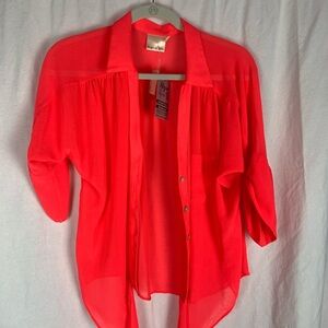 Kaya di koko neon pink blouse